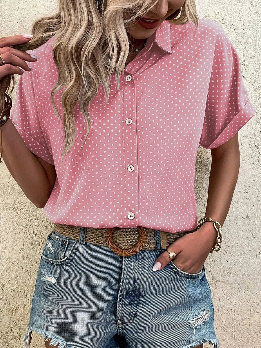 Lily | Stylish polka dot blouse