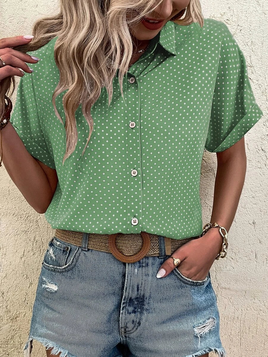 Lily | Stylish polka dot blouse