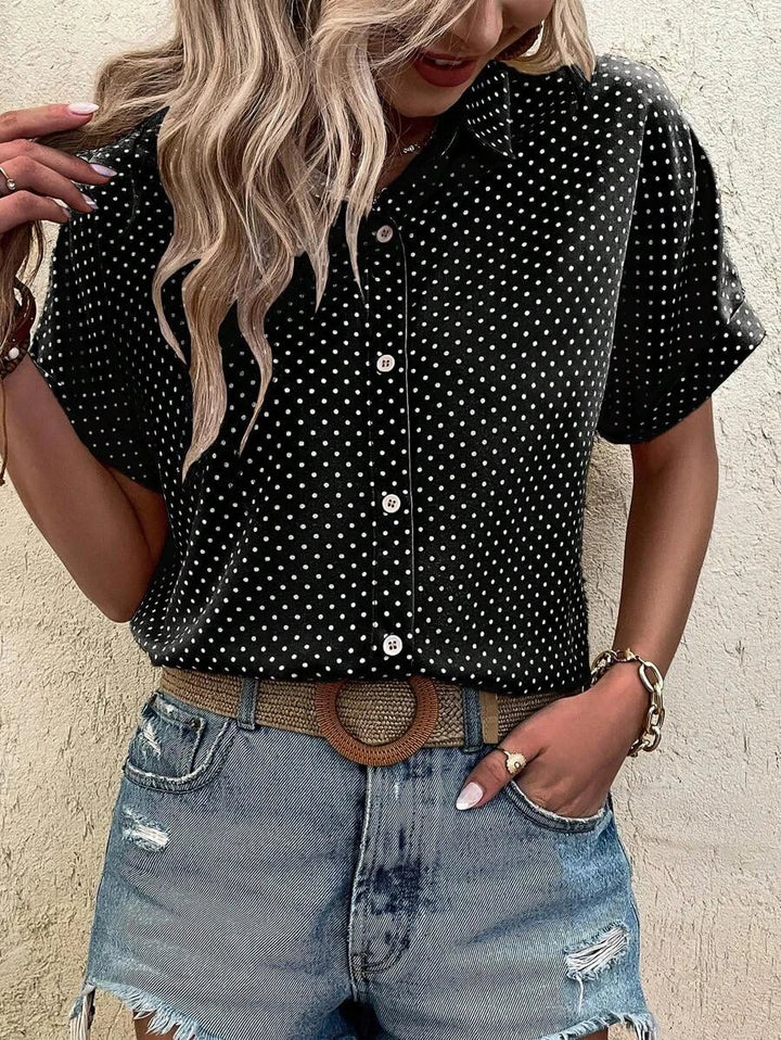 Lily | Stylish polka dot blouse