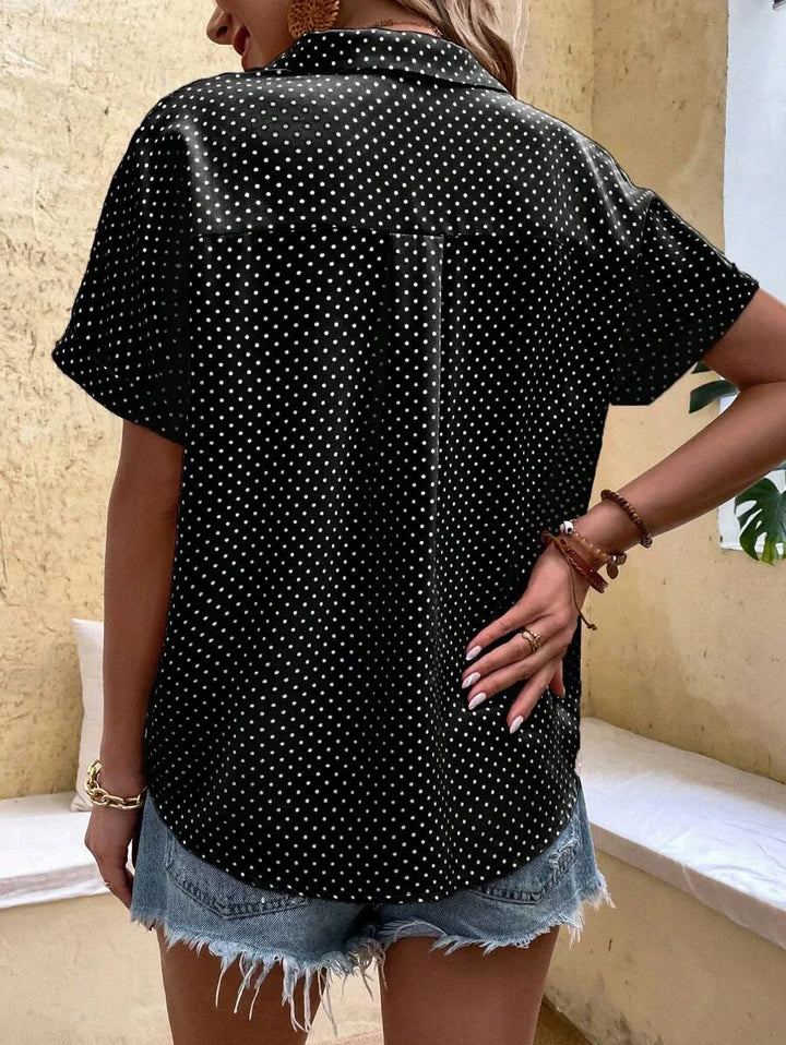 Lily | Stylish polka dot blouse