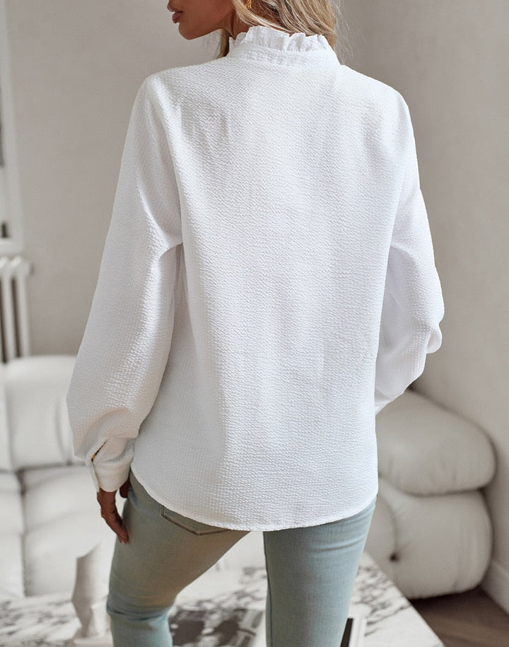 Celeste | Elegant Split-Sleeve Top