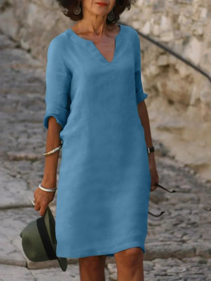 Gina | Elegant Dress with V-Neck
