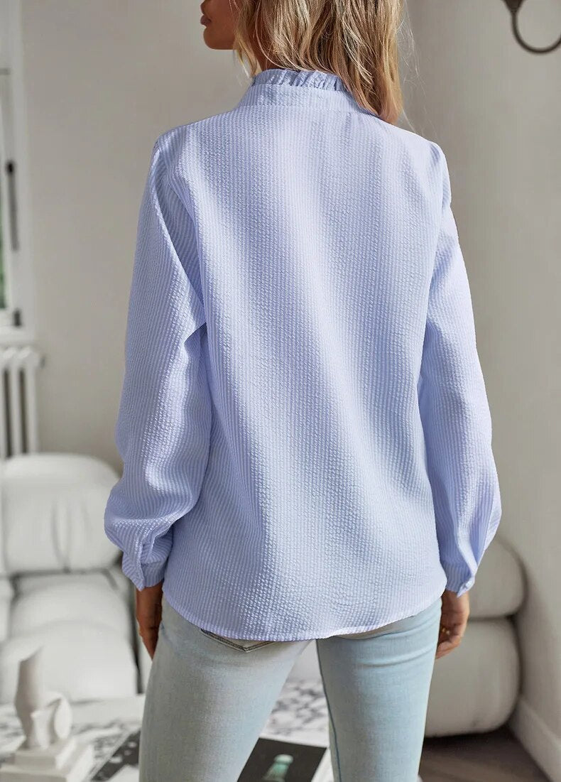 Celeste | Elegant Split-Sleeve Top