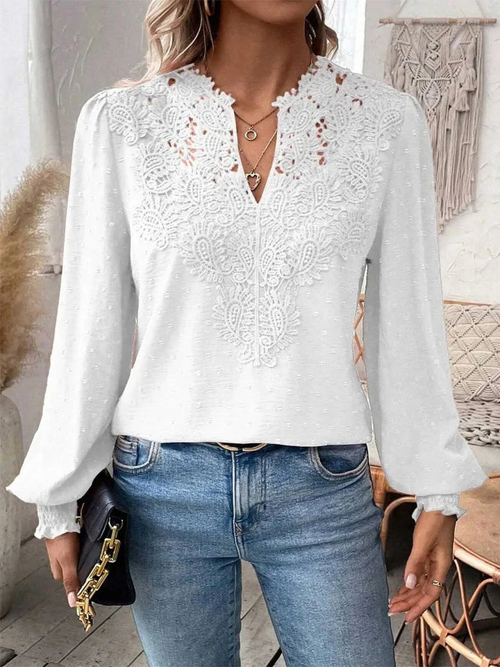 Mia | Luxury Lace Blouse