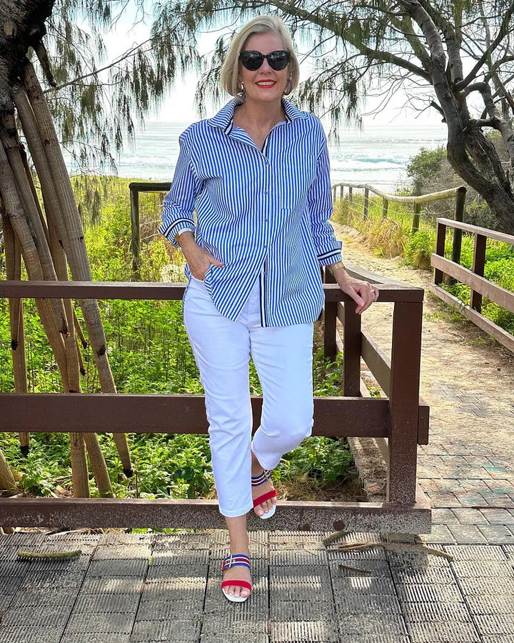 Noelle | Striped Shirt