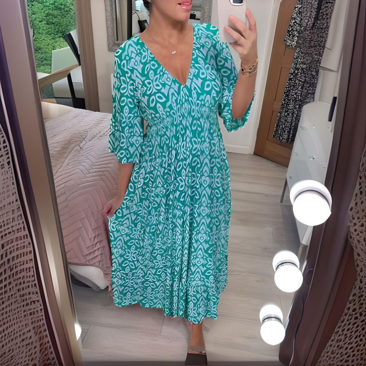 Johanna | Boho Printed Dress