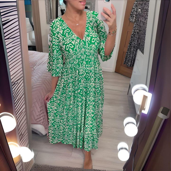 Johanna | Boho Printed Dress