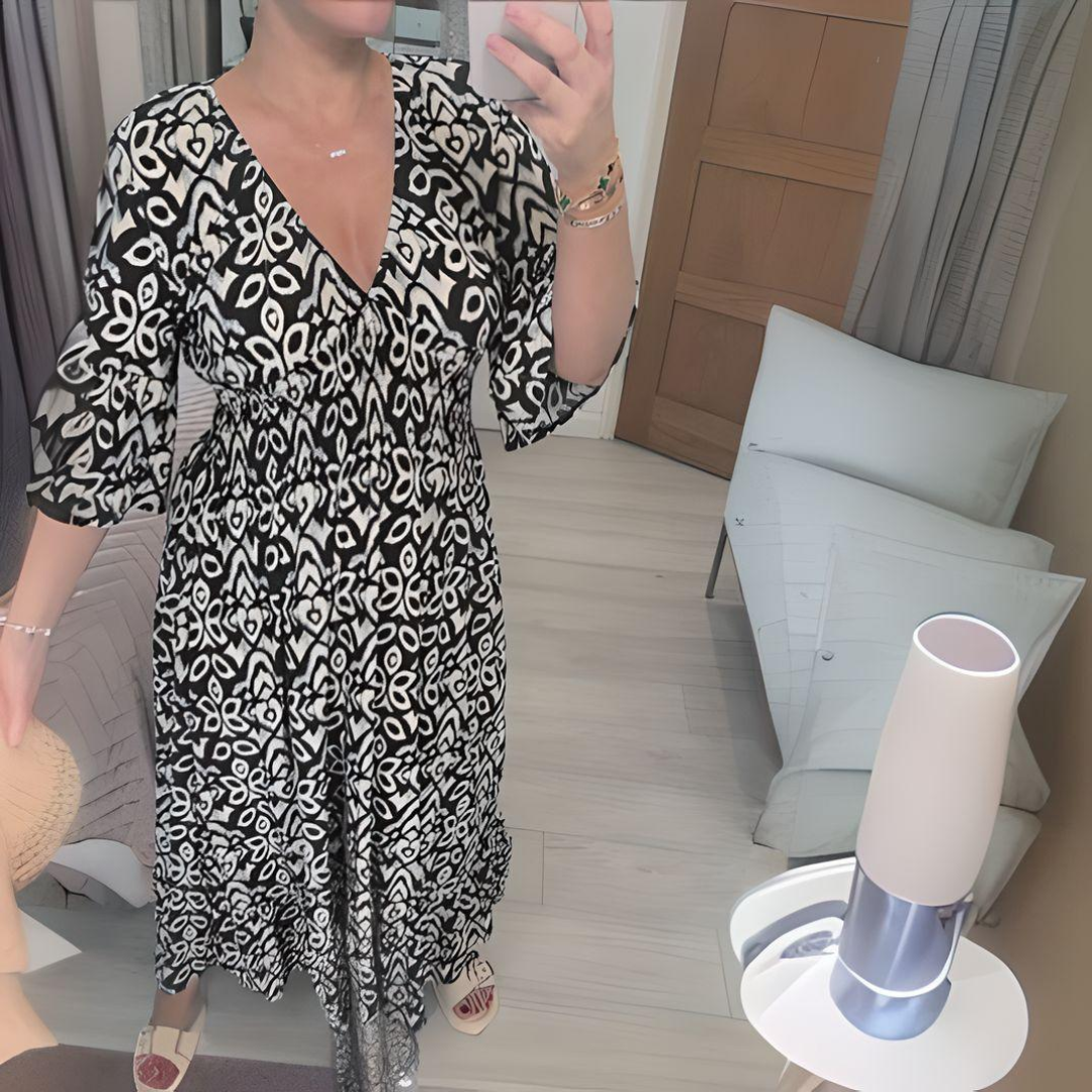 Johanna | Boho Printed Dress