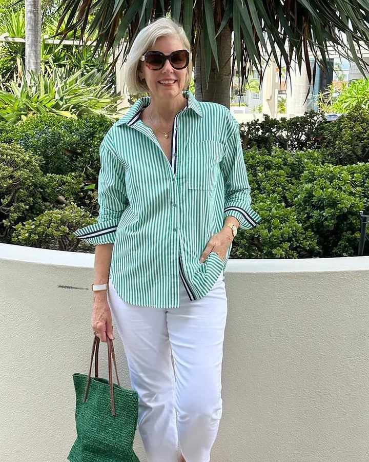 Noelle | Striped Shirt