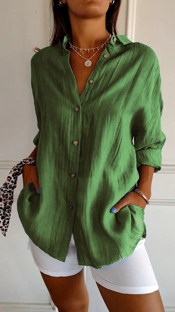 Gabriella | Pleated Elegant Shirt