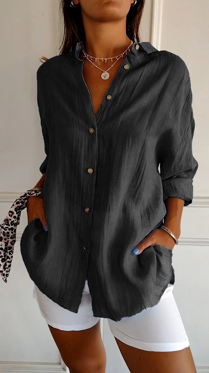 Gabriella | Pleated Elegant Shirt